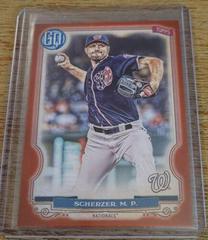 Max Scherzer [Red] #166 Baseball Cards 2020 Topps Gypsy Queen Prices
