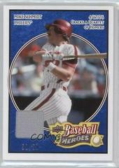Mike Schmidt [Navy Blue] #138 Baseball Cards 2008 Upper Deck Baseball Heroes Prices