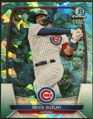 Seiya Suzuki [Aqua] #16 Baseball Cards 2023 Bowman Chrome Sapphire Prices