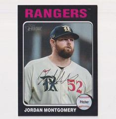 Jordan Montgomery [Black Border] #103 Baseball Cards 2024 Topps Heritage Prices