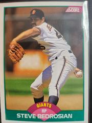 Steve Bedrosian #49T Baseball Cards 1989 Score Traded Prices
