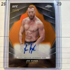 Joe Pyfer [Orange Refractor] #CVA-JPY Ufc Cards 2024 Topps Chrome UFC Veteran Autograph Prices