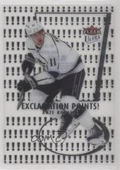 Anze Kopitar Hockey Cards 2021 Ultra Exclamation Points Prices