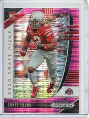 Chase Young [Pink Pulsar Prizm] Football Cards 2020 Panini Prizm Draft Picks Prices