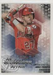 Mike Trout [Black] Baseball Cards 2018 Topps Update an International Affair Prices