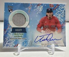 Triston Casas Baseball Cards 2023 Topps Holiday Autograph Relics Prices