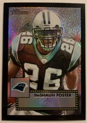 Deshaun Foster [Black Refractor] Football Cards 2006 Topps Heritage Chrome Prices