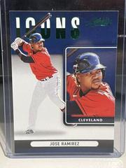Jose Ramirez [Retail Green] #I-5 Baseball Cards 2022 Panini Absolute Icons Prices