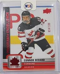 Connor Bedard [Exclusives] Hockey Cards 2023 Upper Deck Team Canada Juniors Prices