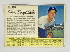 Don Drysdale [Hand Cut] Baseball Cards 1962 Jell O Prices