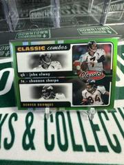 John Elway, Shannon Sharpe [Green] Football Cards 2022 Panini Classics Combos Prices