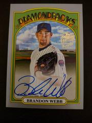 Brandon Webb [Silver] Baseball Cards 2022 Topps Archives 1972 Fan Favorites Autographs Prices