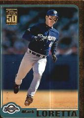 Mark Loretta #51 Baseball Cards 2001 Topps Gold Prices