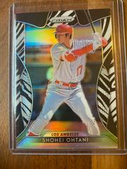 Shohei Ohtani [Zebra Stripes Prizm] #153 Baseball Cards 2019 Panini Prizm Prices