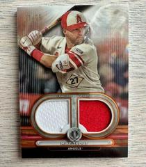 Mike Trout [Orange Single Player] #DR-MT Baseball Cards 2024 Topps Tribute Dual Relic Prices