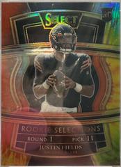 Justin Fields [Tie Dye] #RS-4 Football Cards 2021 Panini Select Rookie Selections Prices