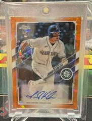 Jarred Kelenic [Orange] #RA-JK Baseball Cards 2021 Topps Chrome Sapphire Rookie Autographs Prices