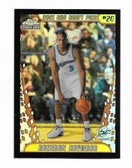 Brendan Haywood [Black Refractor] #148 Basketball Cards 2001 Topps Chrome Prices