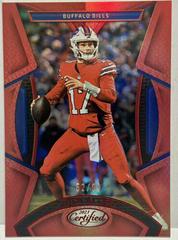 Josh Allen [Red] #10 Football Cards 2023 Panini Certified Prices