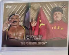 The Foreign Legion [Gold] #UTT-12 Wrestling Cards 2016 Topps WWE Undisputed Tag Teams Prices