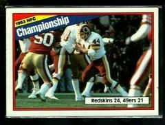 NFC Championship Football Cards 1984 Topps Prices
