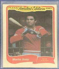 Mario Soto #36 Baseball Cards 1985 Fleer Limited Edition Prices