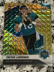 Trevor Lawrence [Gold Mosaic] Football Cards 2021 Panini Mosaic Prices