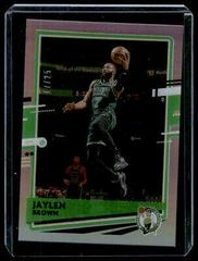 Jaylen Brown [Green] #14 Basketball Cards 2020 Panini Clearly Donruss Prices