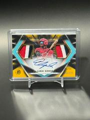 Elijah Green [Gold Foil] #IADR-EG Baseball Cards 2023 Bowman Inception Autograph Dual Relic Prices