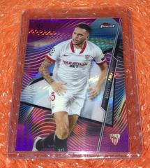 Lucas Ocampos [Pink Refractor] Soccer Cards 2020 Topps Finest UEFA Champions League Prices