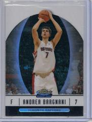 Andrea Bargnani [Black Refractor] #90 Basketball Cards 2006 Finest Prices