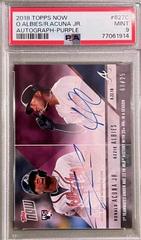 Ozzie Albies, Ronald Acuna Jr. [Autograph Purple] #627C Baseball Cards 2018 Topps Now Prices