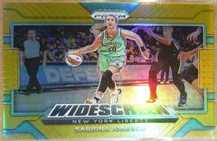 Sabrina Ionescu [Gold] Basketball Cards 2022 Panini Prizm WNBA Widescreen Prices