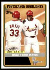 Reggie Sanders #UH126 Baseball Cards 2005 Topps Updates & Highlights Prices