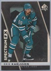 Erik Karlsson [Black] #S-9 Hockey Cards 2022 SP Authentic Spectrum FX Prices