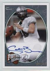 Colt Brennan [Autograph Blue] Football Cards 2008 Upper Deck Heroes Prices