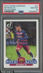 Neymar Jr [Red Soccer Ball] Soccer Cards 2015 Panini Donruss Pitch Kings Prices