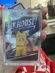 LeBron James [Green] Basketball Cards 2019 Panini Clearly Donruss My House Prices