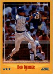 Bob Dernier #451 Baseball Cards 1988 Score Glossy Prices