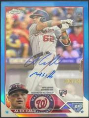 Alex Call [Blue] #RA-AC Baseball Cards 2023 Topps Chrome Rookie Autographs Prices