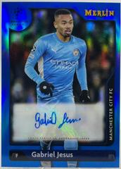 Gabriel Jesus [Blue] Soccer Cards 2021 Topps Merlin Chrome UEFA Autographs Prices