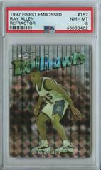 Ray Allen [Refractor] Basketball Cards 1997 Finest Embossed Prices