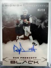 Dak Prescott Football Cards 2022 Panini Black Midnight Signatures Prices