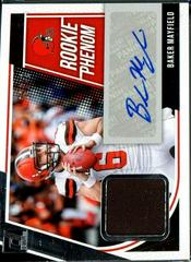 Baker Mayfield [Autograph] #3 Football Cards 2018 Donruss Rookie Phenom Jersey Prices