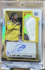 Jude Bellingham Soccer Cards 2022 Topps Merlin Chrome UEFA Club Competitions Match Ball Signatures Prices