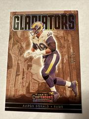 Aaron Donald Football Cards 2022 Panini Contenders Gladiators Prices