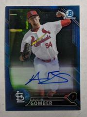 Austin Gomber [Blue Refractor] Baseball Cards 2016 Bowman Chrome Prospect Autograph Prices