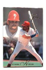 John Kruk Baseball Cards 1993 Flair Prices