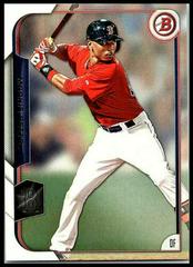 Mookie Betts #27 Baseball Cards 2015 Bowman Prices