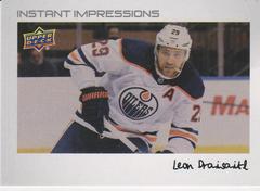 Leon Draisaitl Hockey Cards 2022 Upper Deck Instant Impressions Prices